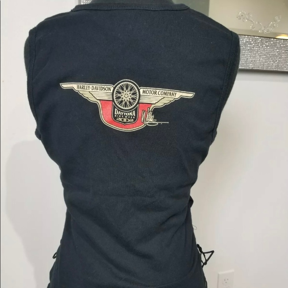 Harley Lace up Daytona Bike Week Tank Large